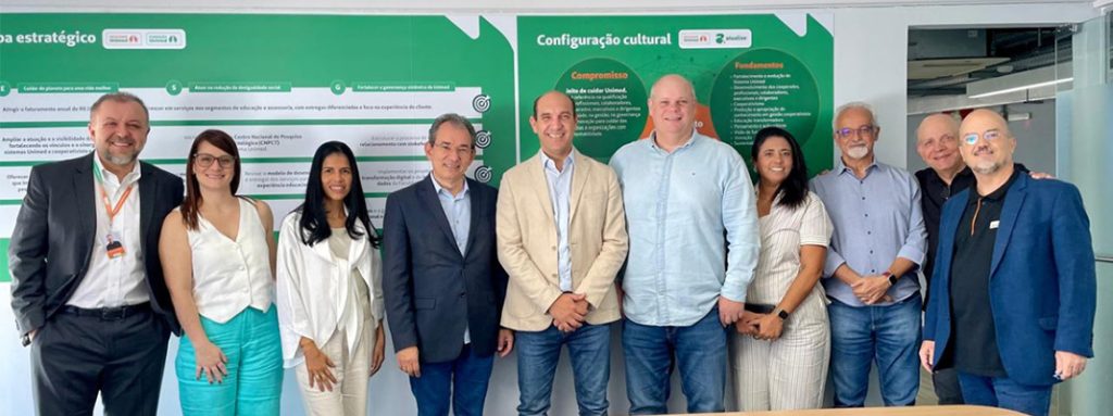 Faculdade Unimed recebe comitiva da Unimed Noroeste Capixaba